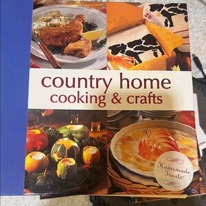 Vintage Country Home Cooking & Crafts Book Hardcover